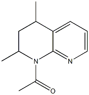 1-Acetyl-1,2,3,4-tetrahydro-2,4-dimethylpyrido[2,3-b]pyridine Struktur