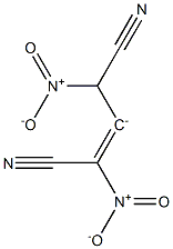 1,3-Dicyano-1,3-dinitro-1-propen-2-ide Struktur