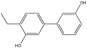 4-Ethyl-1,1'-biphenyl-3,3'-diol Struktur