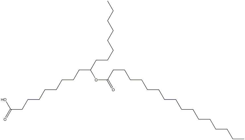 10-Heptadecanoyloxyoctadecanoic acid Struktur