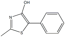 2-Methyl-5-phenylthiazol-4-ol Struktur