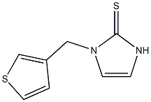 1-(3-Thienylmethyl)-1H-imidazole-2(3H)-thione Struktur