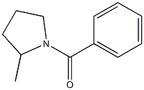 1-Benzoyl-2-methylpyrrolidine Struktur