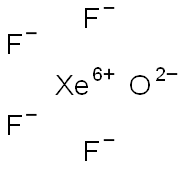 Xenon(VI) tetrafluorideoxide Struktur