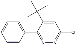 6-Chloro-3-phenyl-4-tert-butylpyridazine Struktur