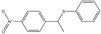 1-(4-Nitrophenyl)-1-(phenylthio)ethane Struktur