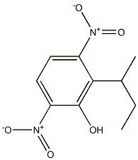 6-sec-Butyl-2,5-dinitrophenol Struktur