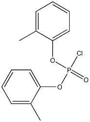 Chlorophosphonic acid=bis(o-tolyl) ester Struktur