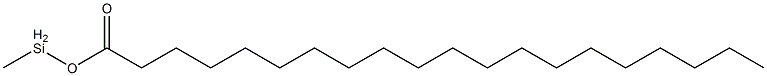 Icosanoic acid methylsilyl ester Struktur