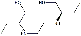 (2R,2'R)-2,2'-(Ethylenebisimino)bis(1-butanol) Struktur