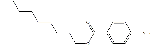 4-Aminobenzoic acid nonyl ester Struktur