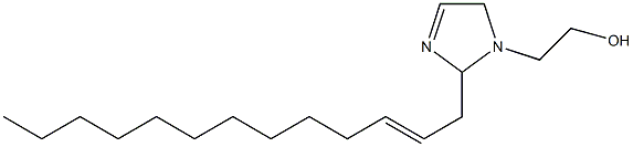 2-(2-Tridecenyl)-3-imidazoline-1-ethanol Struktur