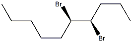 (4R,5R)-4,5-Dibromodecane Struktur