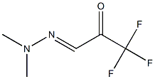 1,1,1-Trifluoro-3-(2,2-dimethylhydrazono)-2-propanone Struktur