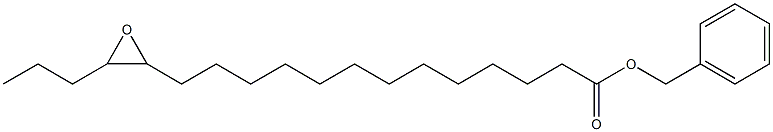 14,15-Epoxystearic acid benzyl ester Struktur