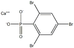 2,4,6-Tribromophenylphosphonic acid calcium salt Struktur