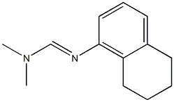 N1,N1-Dimethyl-N2-(5,6,7,8-tetrahydronaphthalen-1-yl)formamidine Struktur