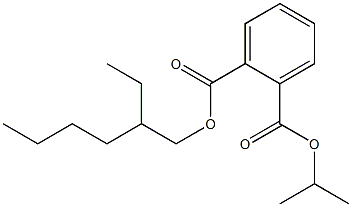 1,2-Benzenedicarboxylic acid 1-isopropyl 2-(2-ethylhexyl) ester Struktur