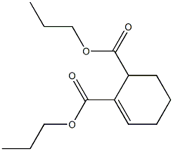 1-Cyclohexene-2,3-dicarboxylic acid dipropyl ester Struktur