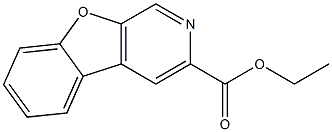 Benzofuro[2,3-c]pyridine-3-carboxylic acid ethyl ester Struktur