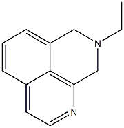 8,9-Dihydro-8-ethyl-7H-benzo[de][1,7]naphthyridine Struktur