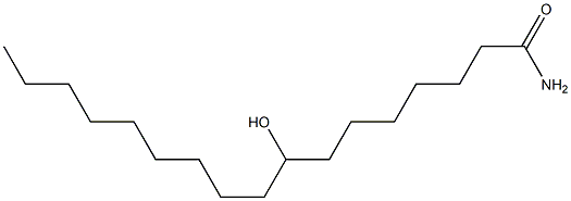 8-Hydroxyheptadecanamide Struktur