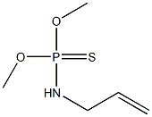 N-Allylamidothiophosphoric acid O,O-dimethyl ester Struktur