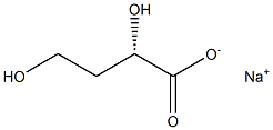 (2S)-2,4-Dihydroxybutyric acid sodium salt Struktur