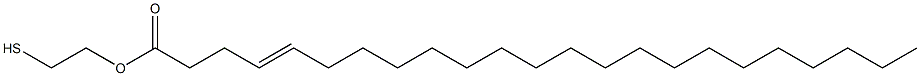 4-Tricosenoic acid 2-mercaptoethyl ester Struktur