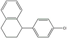 1-(4-Chlorophenyl)tetralin Struktur