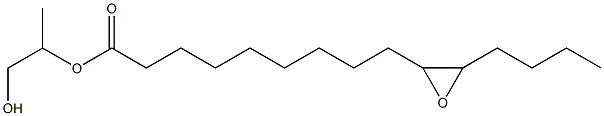 10,11-Epoxypentadecanoic acid 2-hydroxy-1-methylethyl ester Struktur