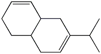 1,2,4a,5,8,8a-Hexahydro-6-isopropylnaphthalene Struktur