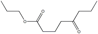 5-Oxooctanoic acid propyl ester Struktur