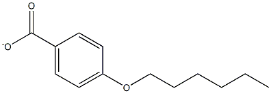 4-(Hexyloxy)benzoic acid anion Struktur