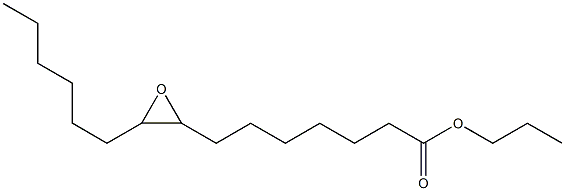 8,9-Epoxypentadecanoic acid propyl ester Struktur