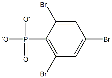 2,4,6-Tribromophenylphosphonate Struktur