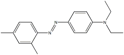 2',4'-Dimethyl-N,N-diethylazobenzen-4-amine Struktur