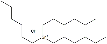 Trihexyltin(IV) chloride Struktur