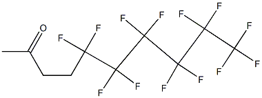 5,5,6,6,7,7,8,8,9,9,10,10,10-Tridecafluorodecan-2-one Struktur