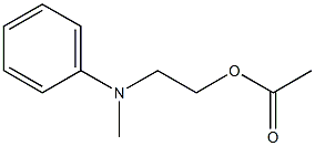 N-Methyl-N-(2-acetoxyethyl)aniline Struktur