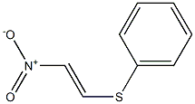 (E)-1-Nitro-2-(phenylthio)ethene Struktur