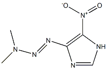 4-(3,3-Dimethyl-1-triazeno)-5-nitro-1H-imidazole Struktur