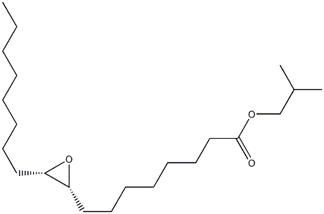 (2R,3S)-3-Octyl-2-oxiraneoctanoic acid isobutyl ester Struktur