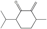 6-Isopropyl-3-methyl-2-methylenecyclohexanone Struktur