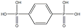 (1,4-Phenylene)bisphosphonic acid Struktur