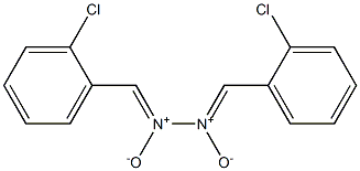 1,2-Bis(2-chlorophenylmethylene)hydrazine 1,2-dioxide Struktur