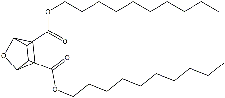 7-Oxabicyclo[2.2.1]heptane-2,3-dicarboxylic acid didecyl ester Struktur