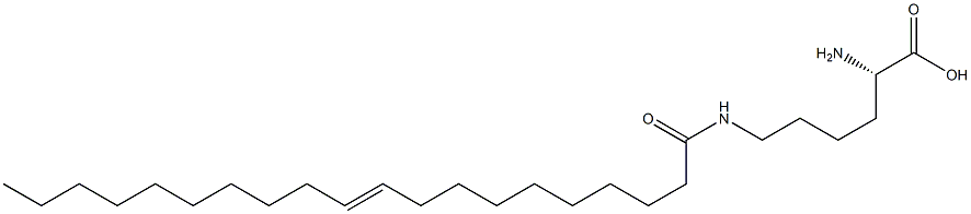 N6-(10-Icosenoyl)lysine Struktur