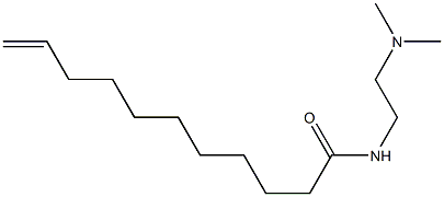 N-[2-(Dimethylamino)ethyl]-10-undecenamide Struktur