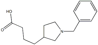 1-Benzyl-3-pyrrolidinebutyric acid Struktur